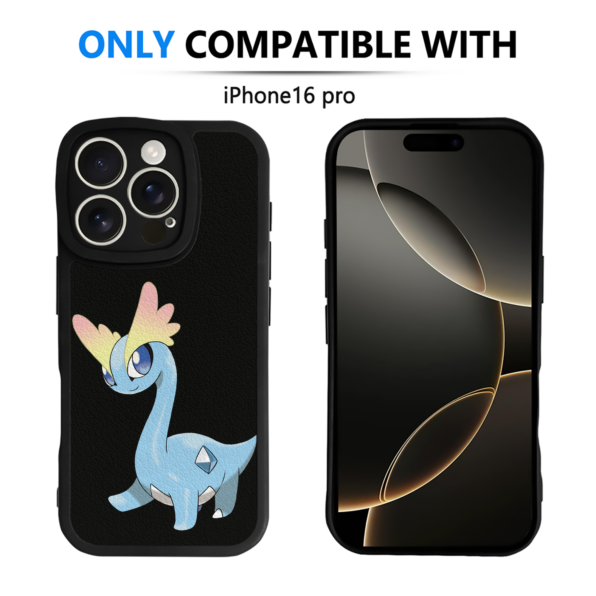 （画像用） ポケットモンスター Pokémon 【iPhone 16シリーズ対応】シリコンスマホケース（レザー調） 材質：シリコン